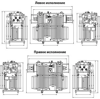 Фото чертежа ТМЗ 400/10/0,4